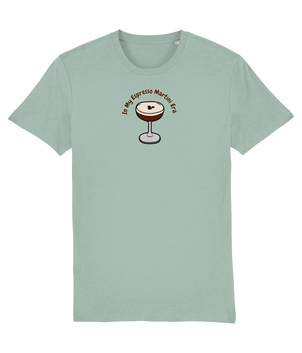 Espresso Martini T Shirt | Unisex T-shirt | Retro Graphic | 100% Organic Cotton