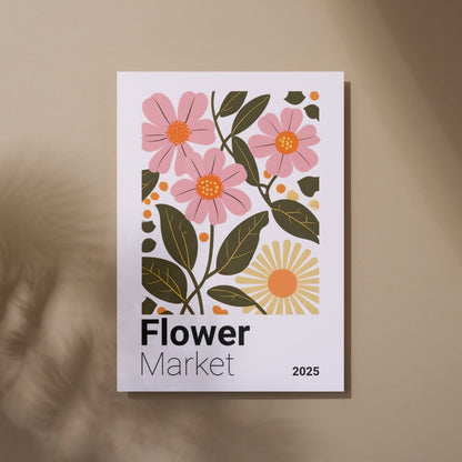 Botanical Flower Market - Home Essential Art Poster Prints