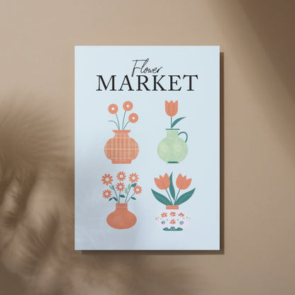 Flower Market - Home Essential Art Poster Prints