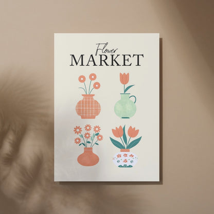 Flower Market - Home Essential Art Poster Prints