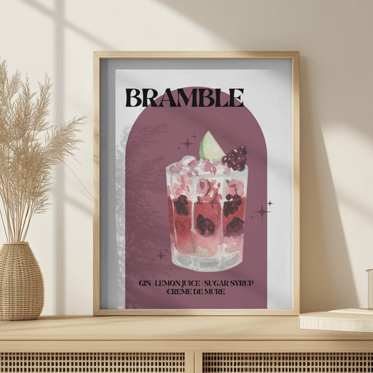 Bramble - Cocktails & Drinks Art Prints