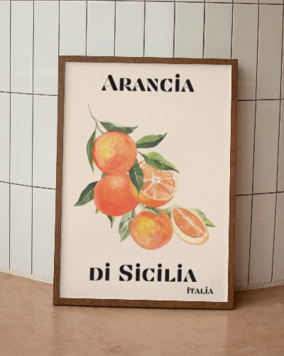 Italian Fruit Prints Fruit Art Prints Fruit Wall Art Kitchen Print Italy Home Décor Wall Print Posters Lemon Orange Peach