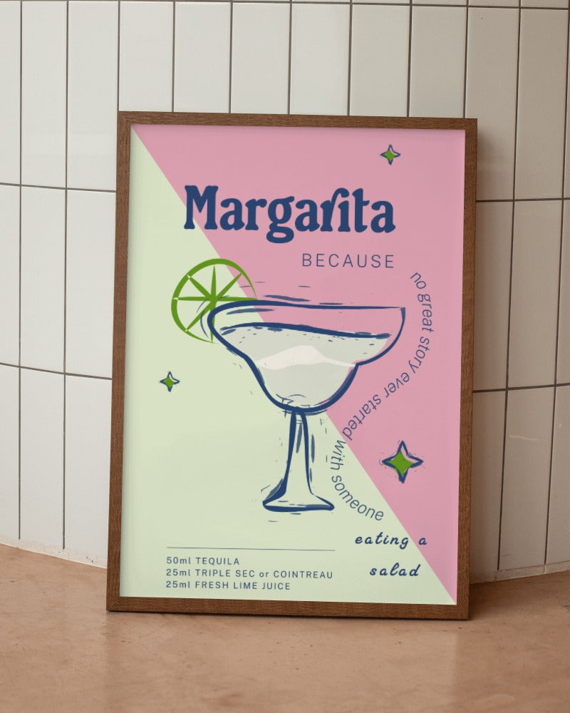 Margarita Print Margarita Era Spicy Margs Cocktail Lovers Gift Idea Margar itas Tequila Gifted Tequi la Lover Kitchen Print Dining Room Art