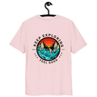 Keep Exploring T-Shirt | Unisex T-shirt | Retro Graphic | 100% Organic Cotton