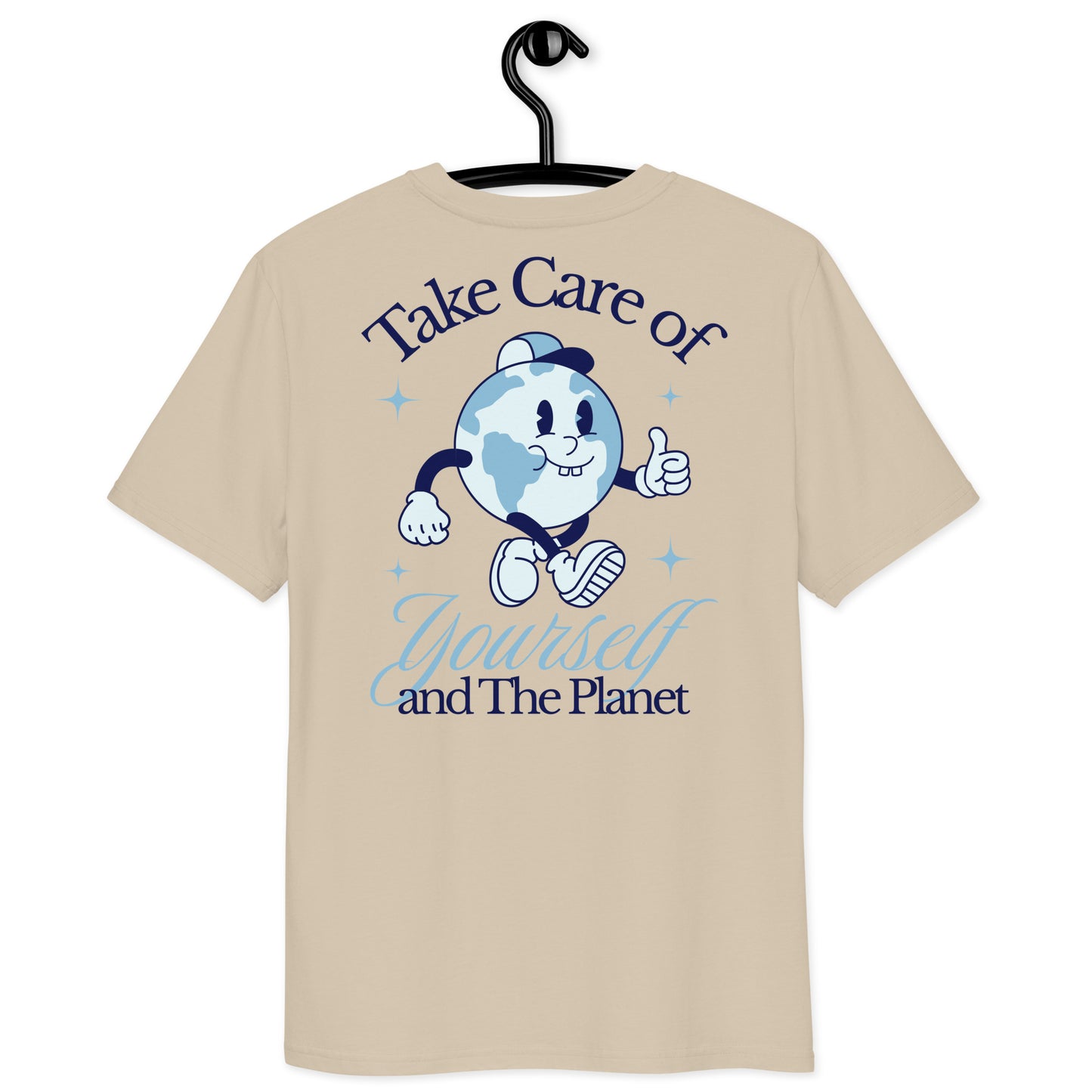 Take Care | Unisex T-shirt | Retro Graphic | 100% Organic Cotton