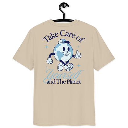 Take Care | Unisex T-shirt | Retro Graphic | 100% Organic Cotton