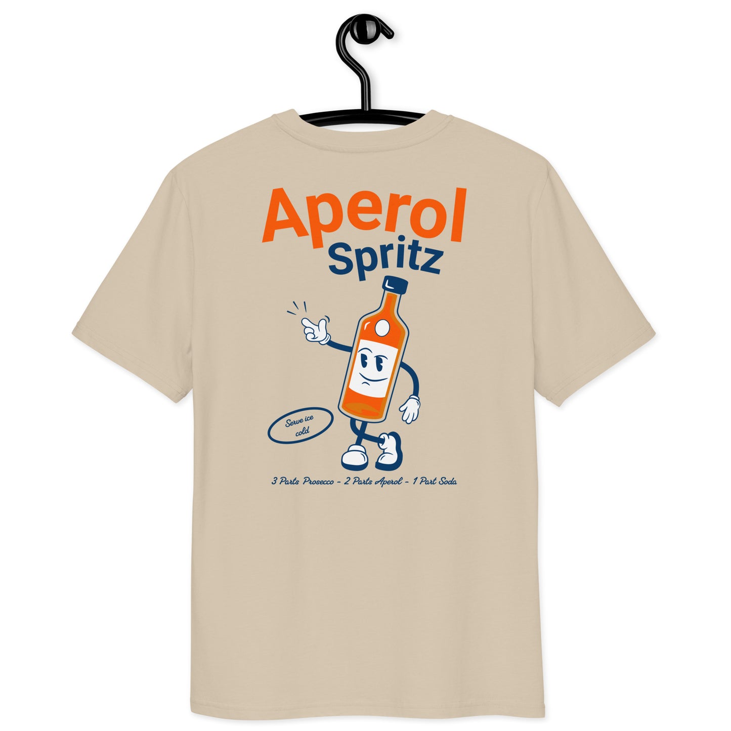 Aperol Spritz T Shirt | Unisex T-shirt | Retro Graphic | 100% Organic Cotton