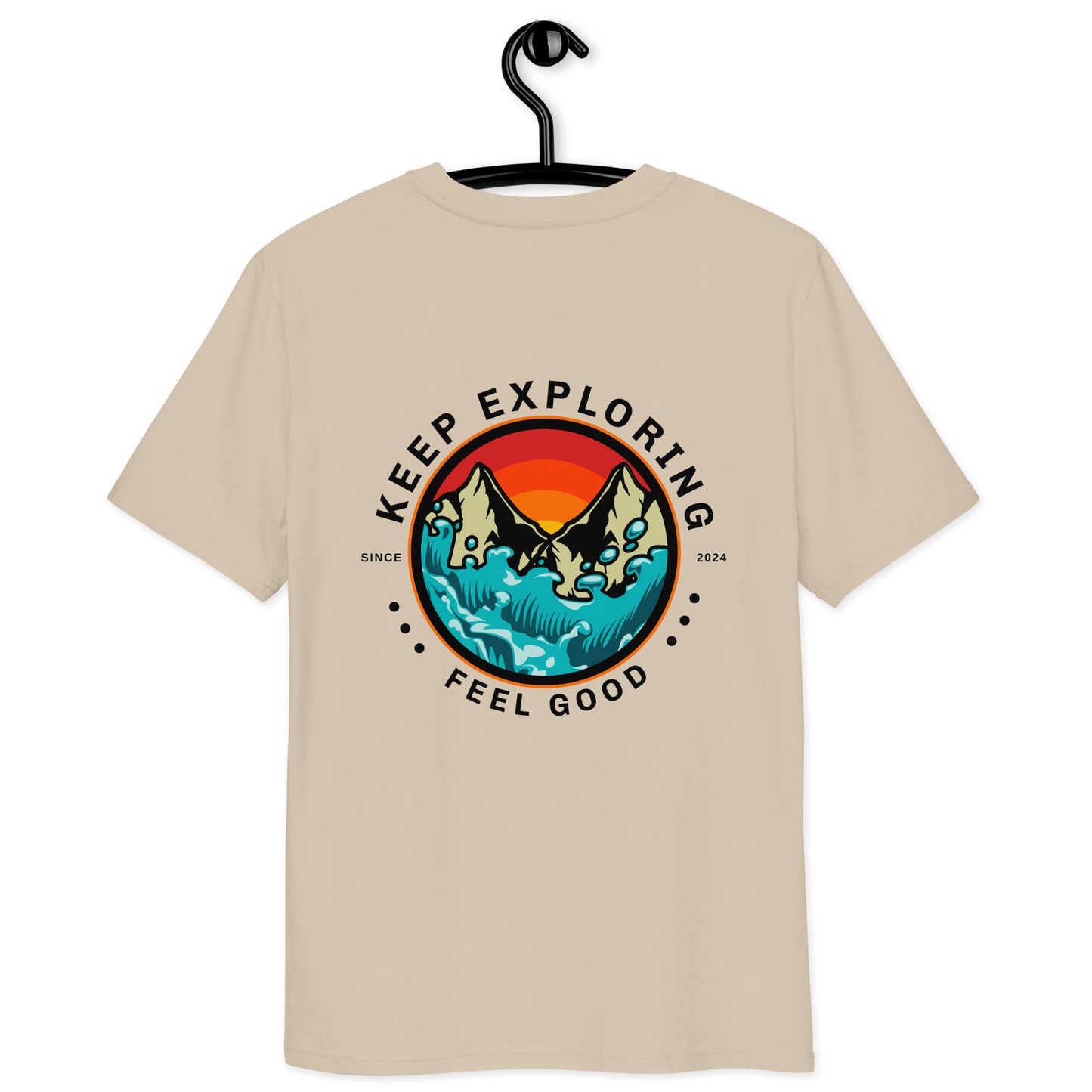 Keep Exploring T-Shirt | Unisex T-shirt | Retro Graphic | 100% Organic Cotton