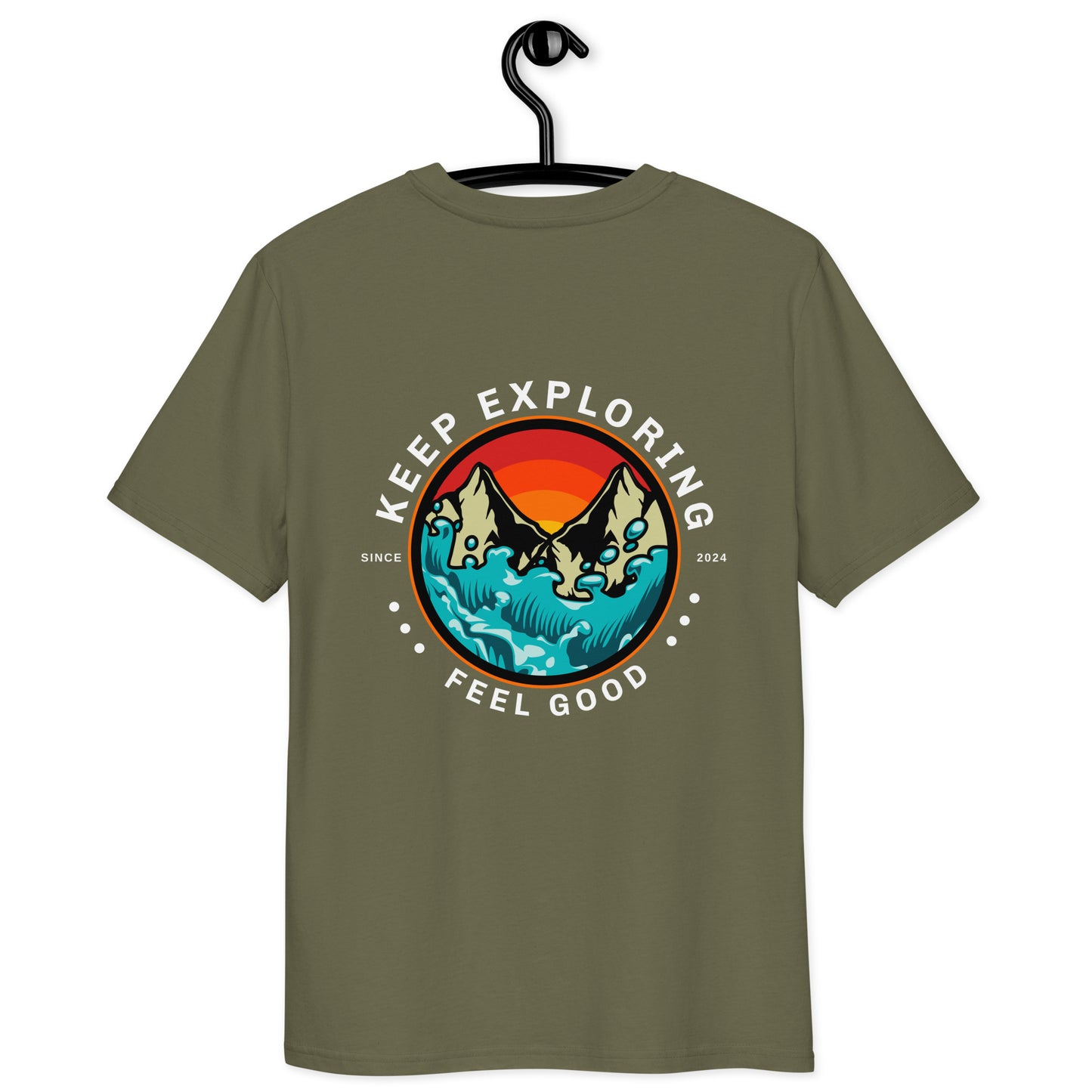 Keep Exploring T-Shirt | Unisex T-shirt | Retro Graphic | 100% Organic Cotton