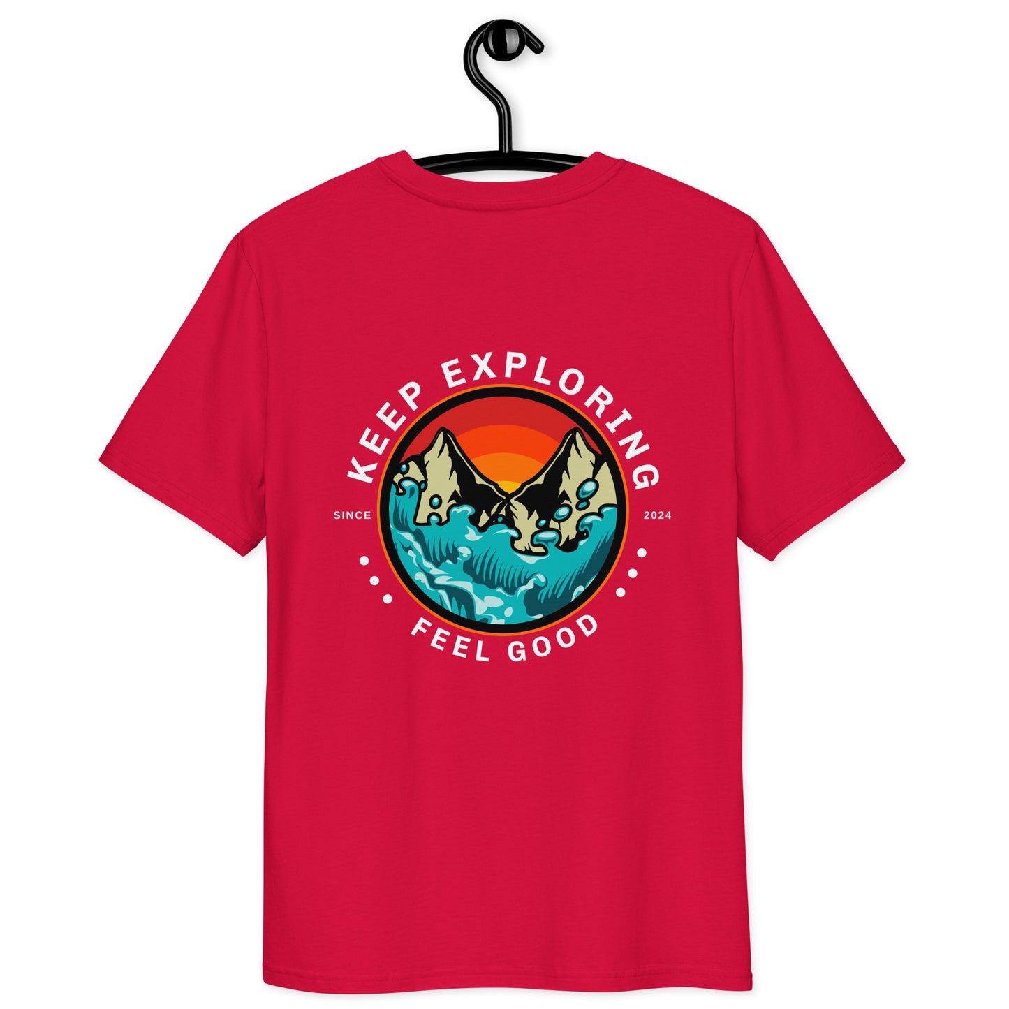 Keep Exploring T-Shirt | Unisex T-shirt | Retro Graphic | 100% Organic Cotton