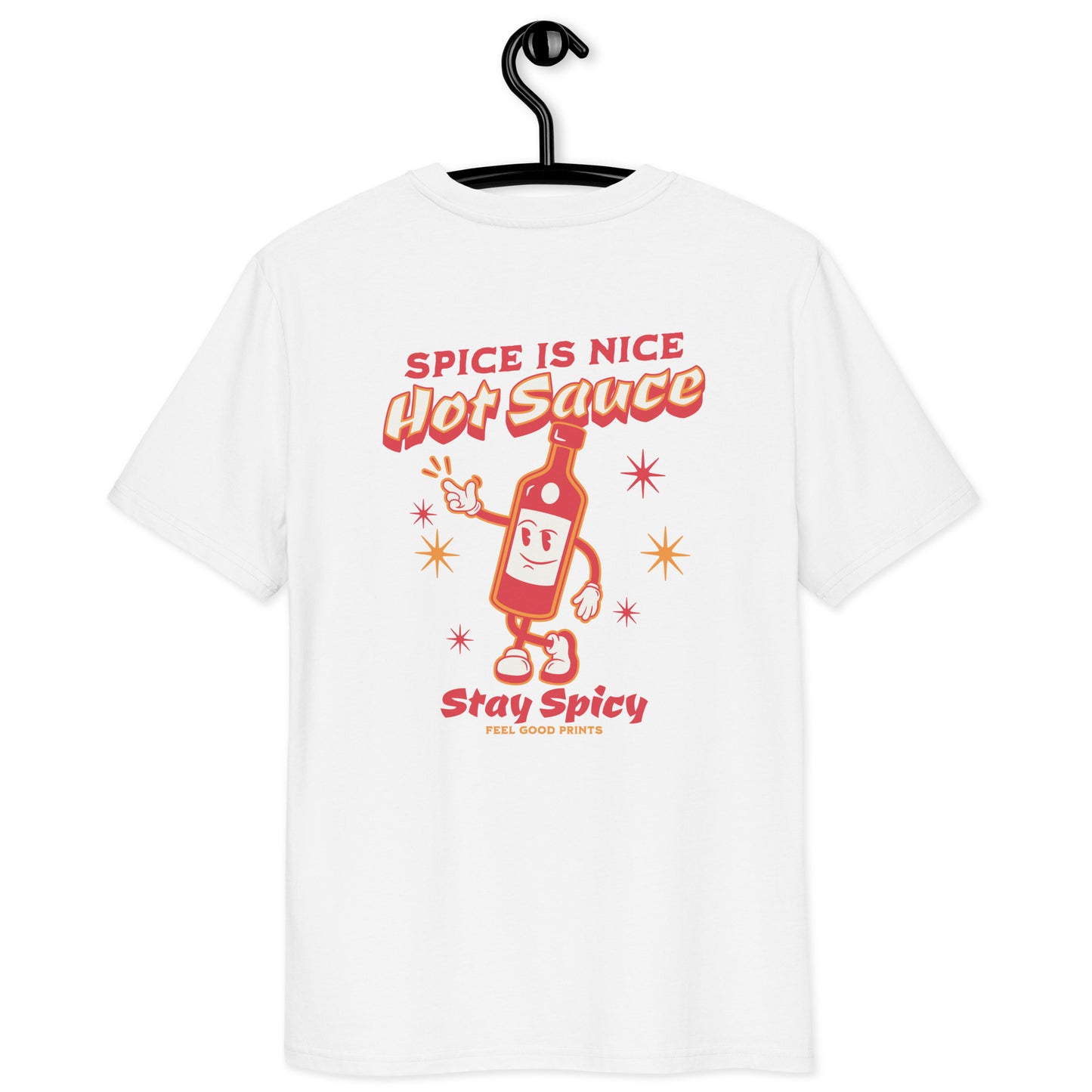 Hot Sauce T shirt | Unisex T-shirt | Retro Graphic | 100% Organic Cotton