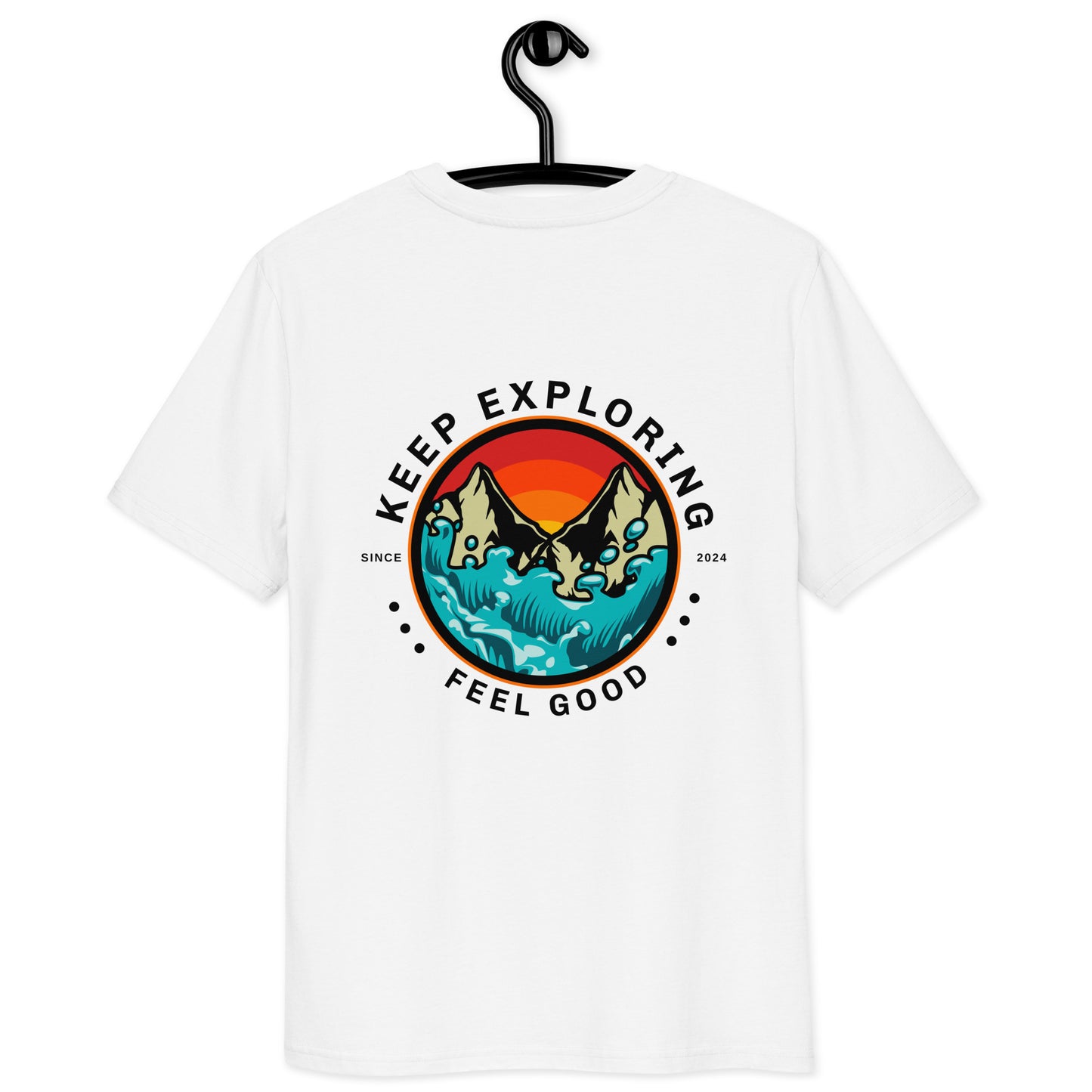 Keep Exploring T-Shirt | Unisex T-shirt | Retro Graphic | 100% Organic Cotton