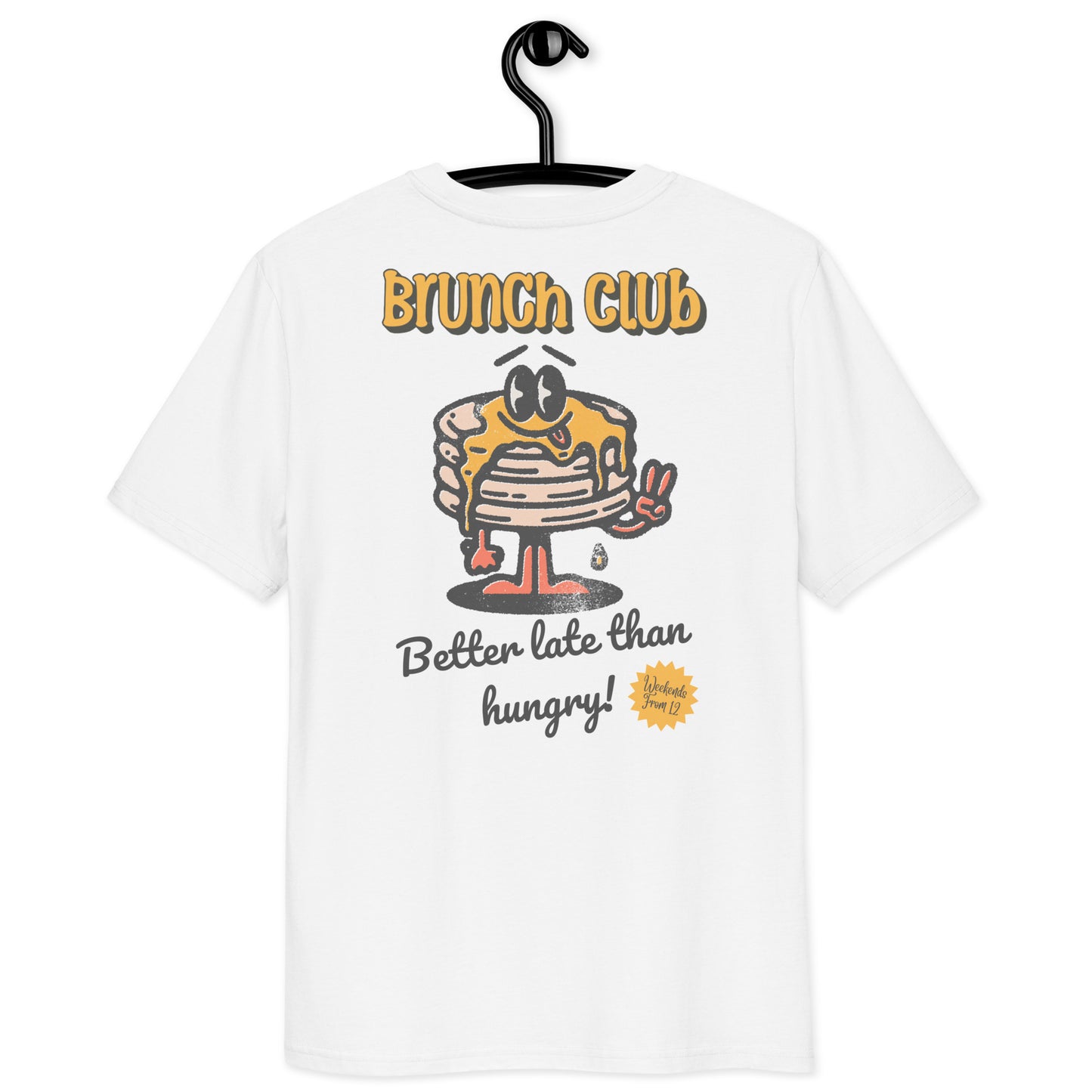 Brunch T shirt | Unisex T-shirt | Retro Graphic | 100% Organic Cotton