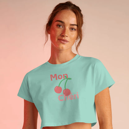 Mon Cheri Crop Top - Pink