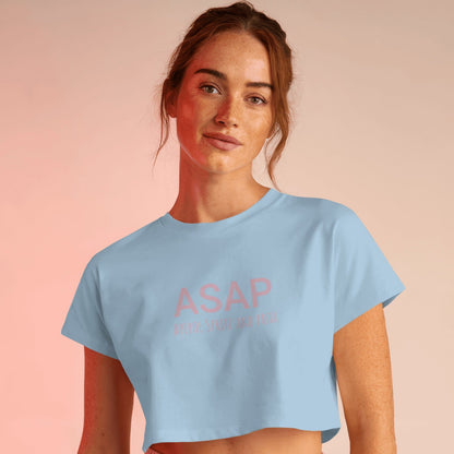 Aperol Spritz and Pasta Crop Top - Pink