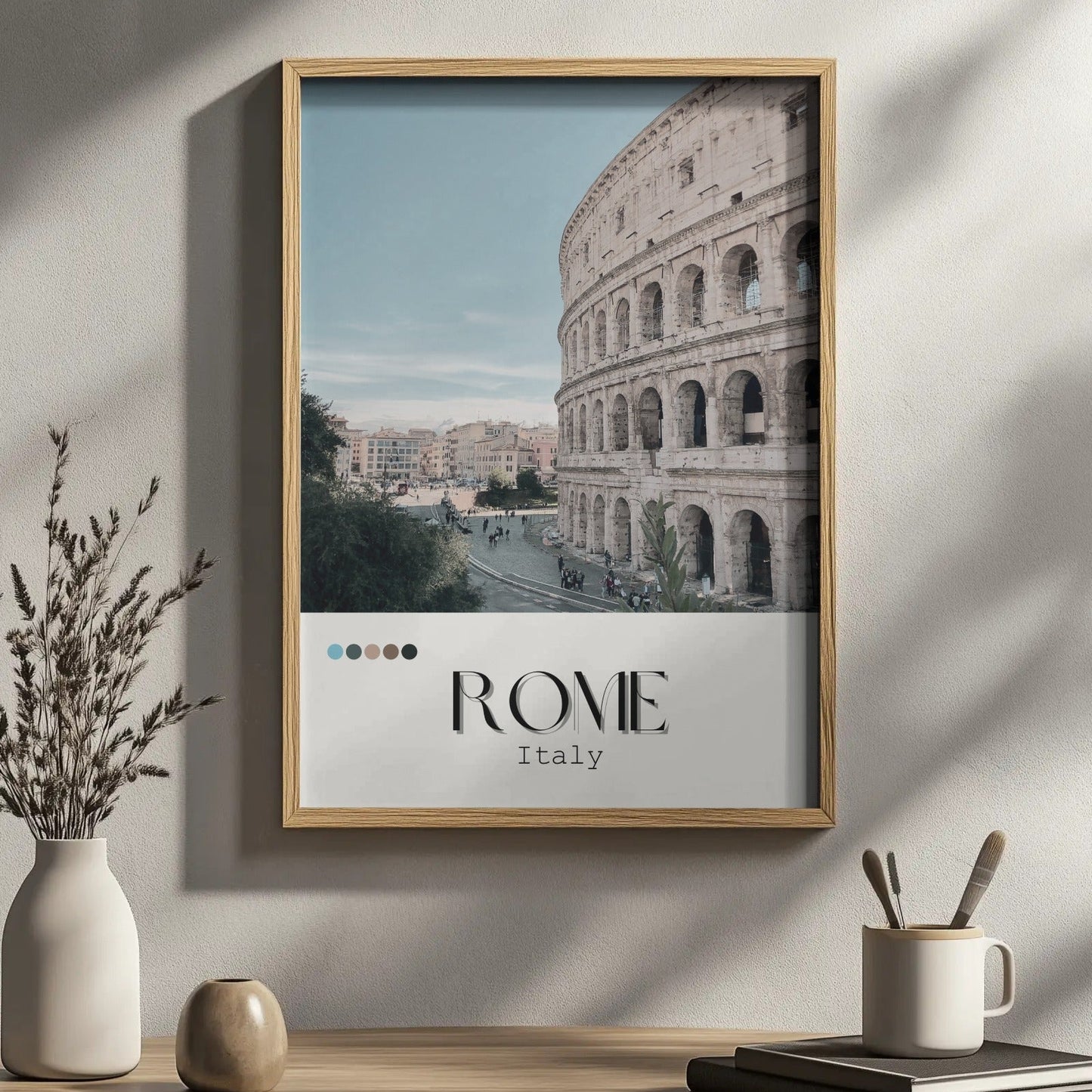 Rome Inspired Print - Travel Inspired Art Poster Prints