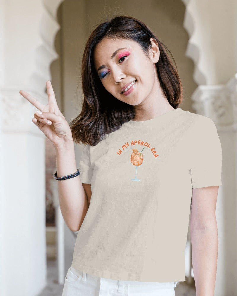 Aperol Spritz T Shirt | Unisex T-shirt | Retro Graphic | 100% Organic Cotton