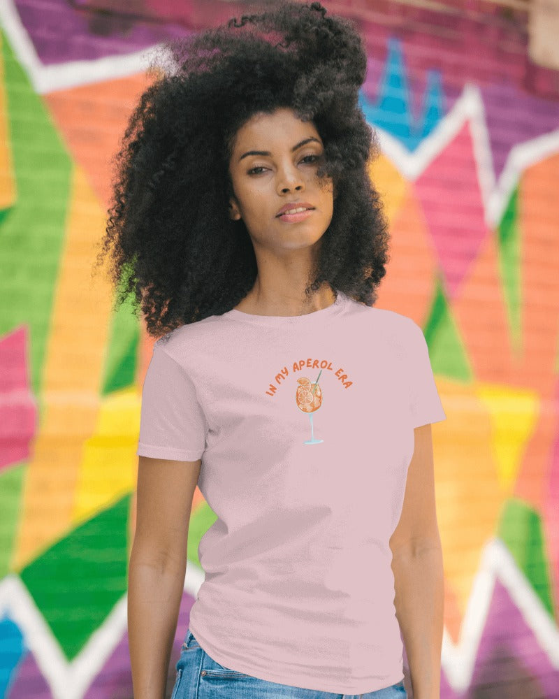 Aperol Spritz T Shirt | Unisex T-shirt | Retro Graphic | 100% Organic Cotton