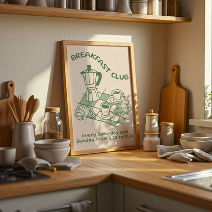 Breakfast Club - Home Essential Art Poster Prints