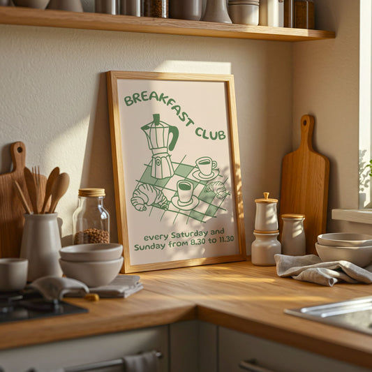 Breakfast Club - Home Essential Art Poster Prints