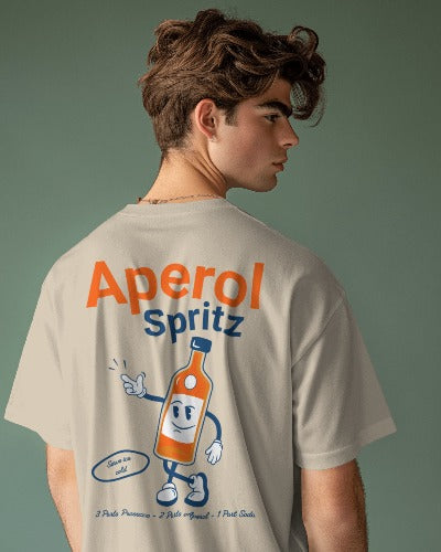 Aperol Spritz T Shirt | Unisex T-shirt | Retro Graphic | 100% Organic Cotton